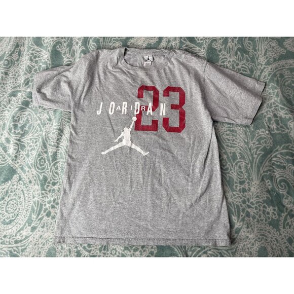 Jordan Other - Kids Jordan 23 Graphic T Shirt Gray Short Sleeve Crew Neck Tee Size L